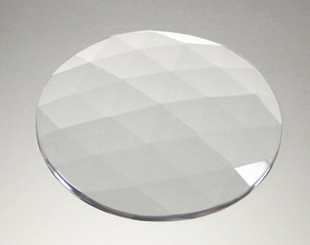 Glasstein Rautenkreis 30mm weißopal Glasstein Rautenkreis 30mm weißopal