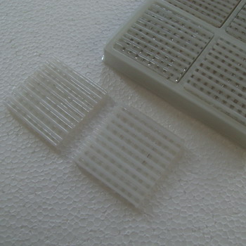 Jobglass 1.5"x1,5" white/clear Jobglass 1.5"x1,5" white/clear