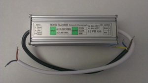 60W LED-power supply, 24V, 2,5A, WP, IP68 60W LED-power supply, 24V, 2,5A, WP, IP68