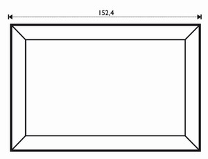 Bevel Straight 4 x 6" Bevel Straight 4 x 6"