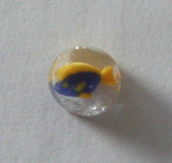 Millefiori "blauer Fisch" AK 90