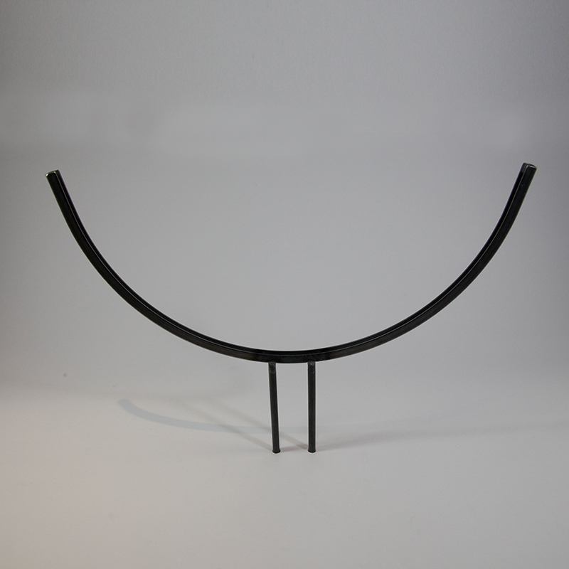 Glashalter kurz, halbrund für 40cm Glas Glashalter kurz, halbrund für 40cm Glas