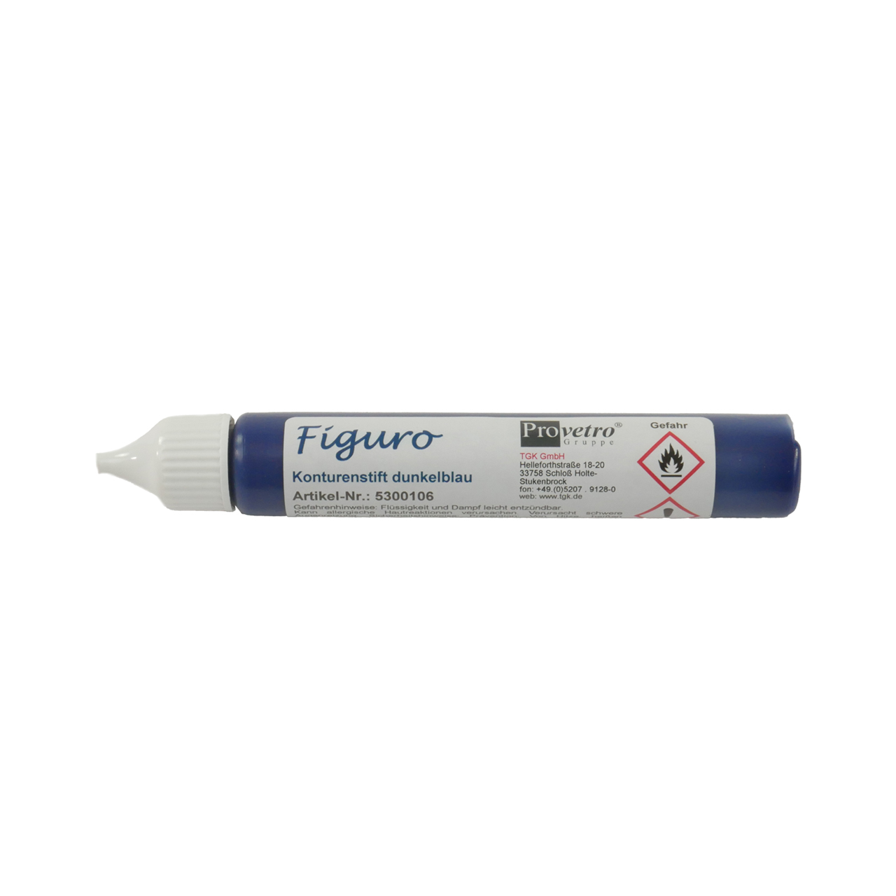 FIGURO contour line pen dark blue