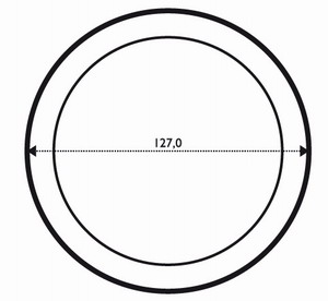Bevel Circle D: 5" Bevel Circle D: 5"