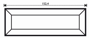 Bevel Straight 2 x 6" Bevel Straight 2 x 6"
