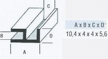 Special profile Nr. 44--1VE=50kg Special profile Nr. 44--1VE=50kg