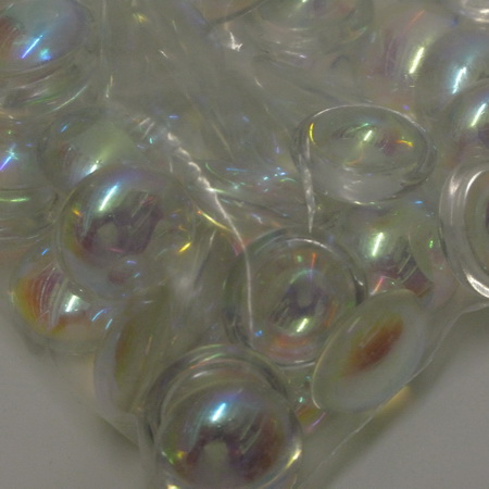 Glasstein Muggel 18mm klar iri
