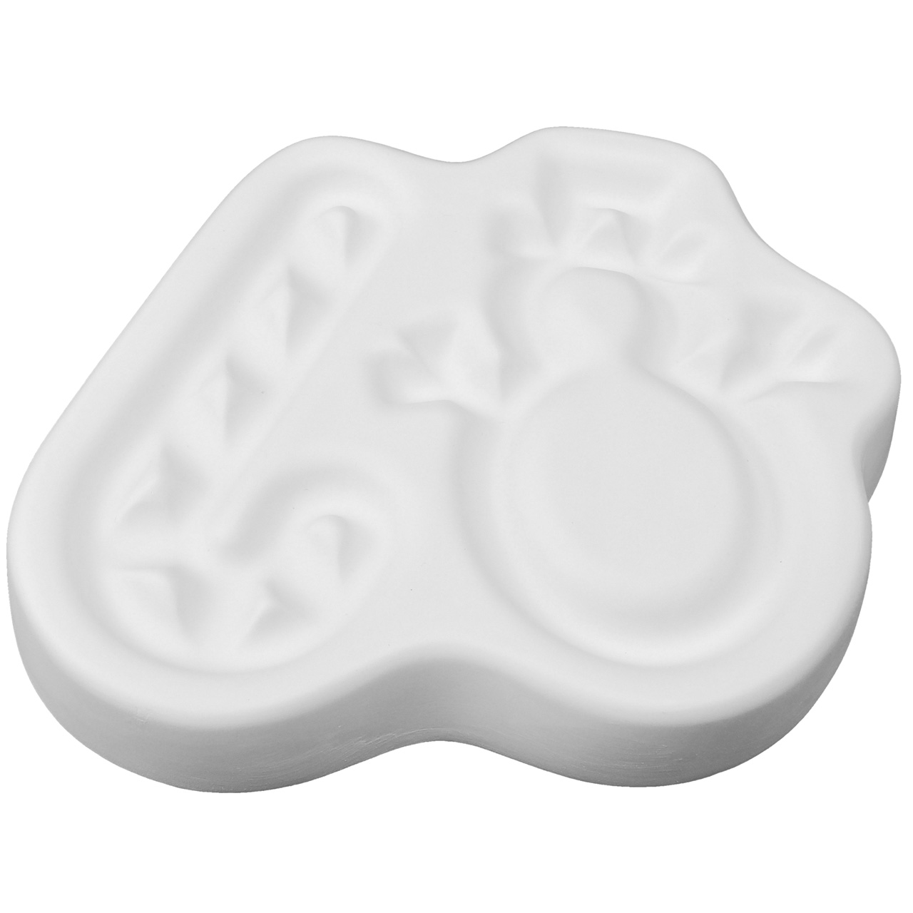 Casting Mold "Bastón de caramelo y muñeco de nieve"