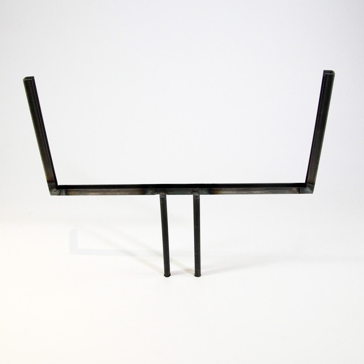 glass holder short, stainless rectangular for 30cm glass holder short, stainless rectangular for 30cm