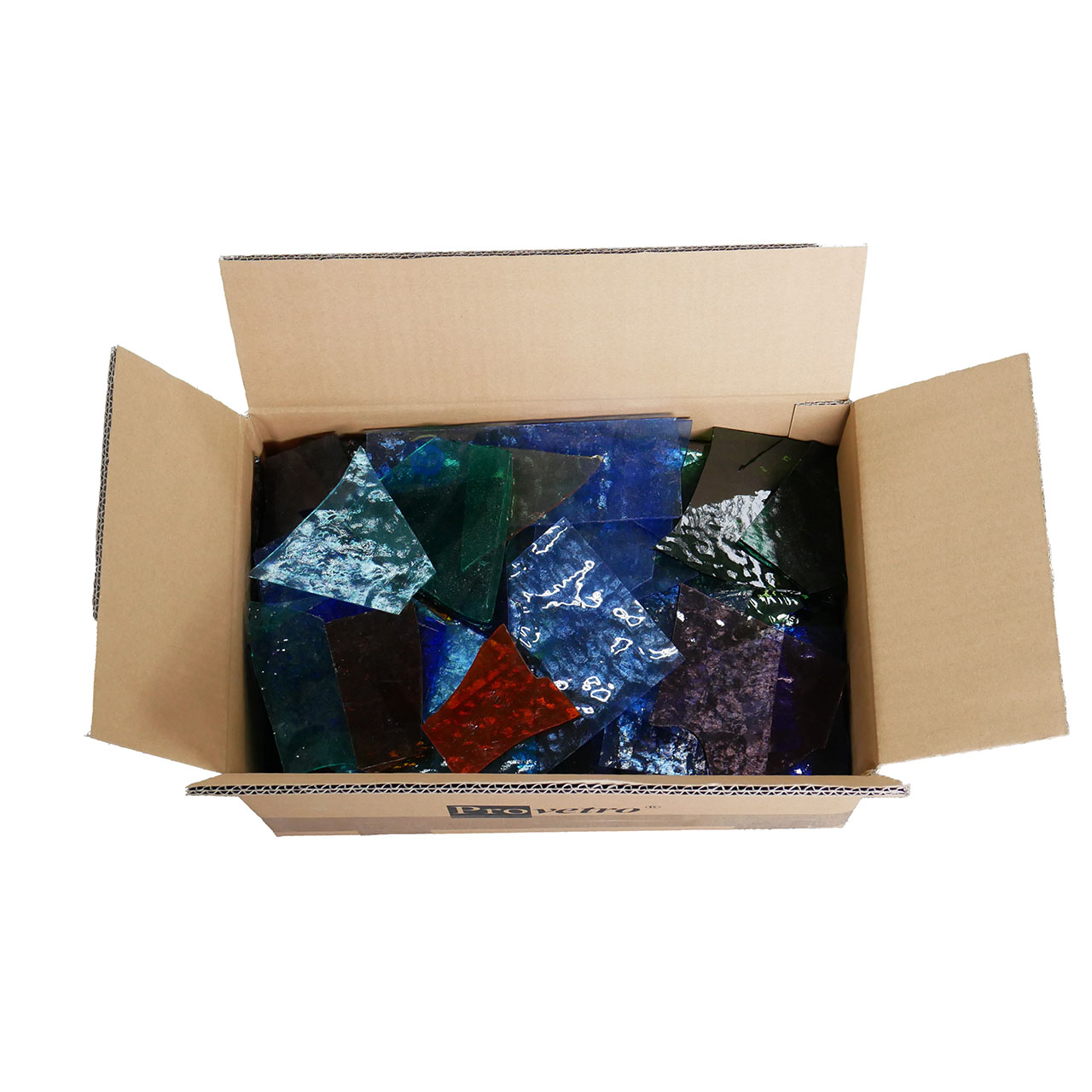 Cullet box 10kg - TRANSPARENT - Wissmach / Provetro Kathedral / Youghiogheny Cullet box 10kg - TRANSPARENT - Wissmach / Provetro Kathedral / Youghiogheny