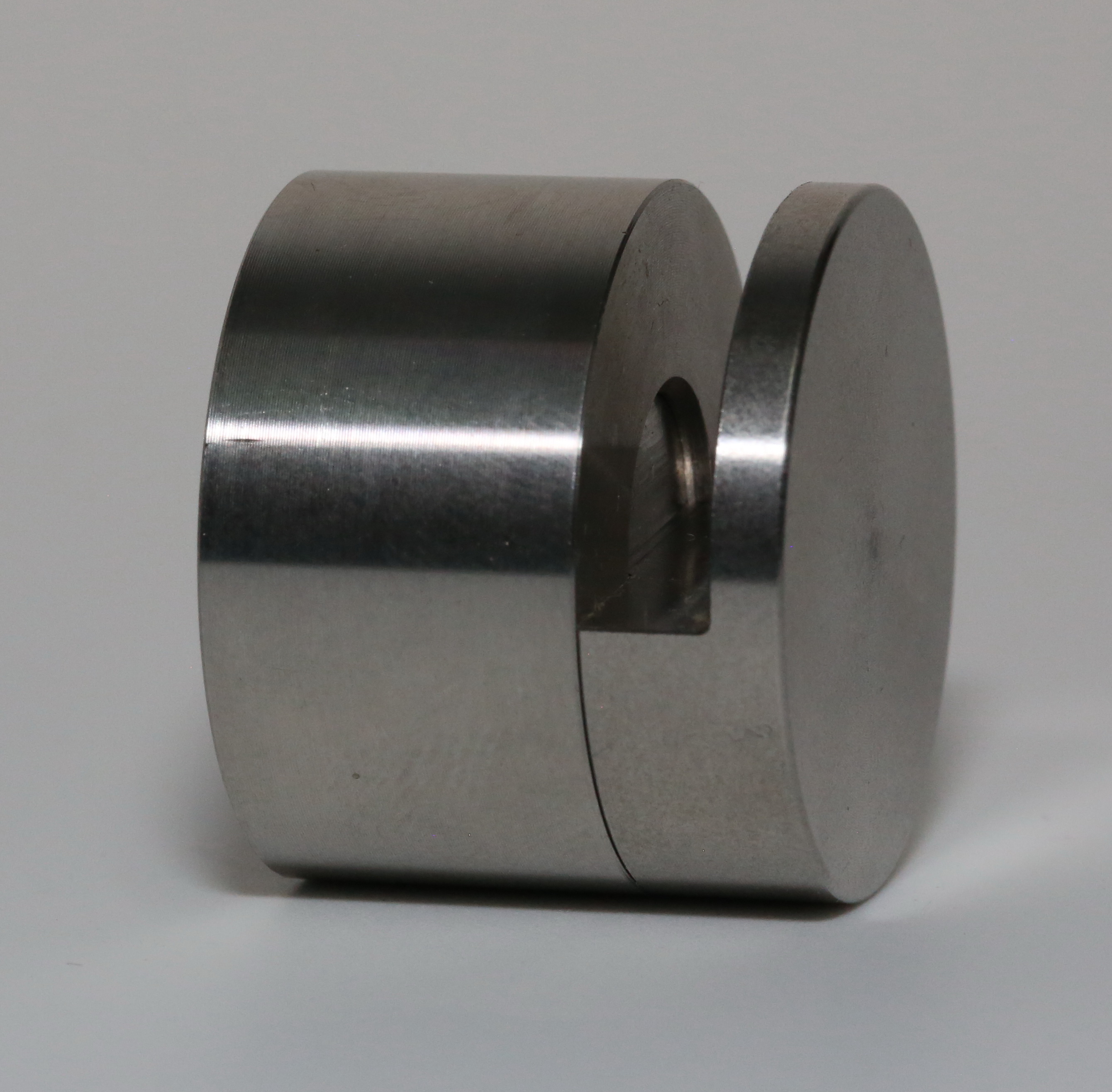 Stainless steel distance holder with clamp for 6mm glass