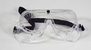 Safety glasses, closed
