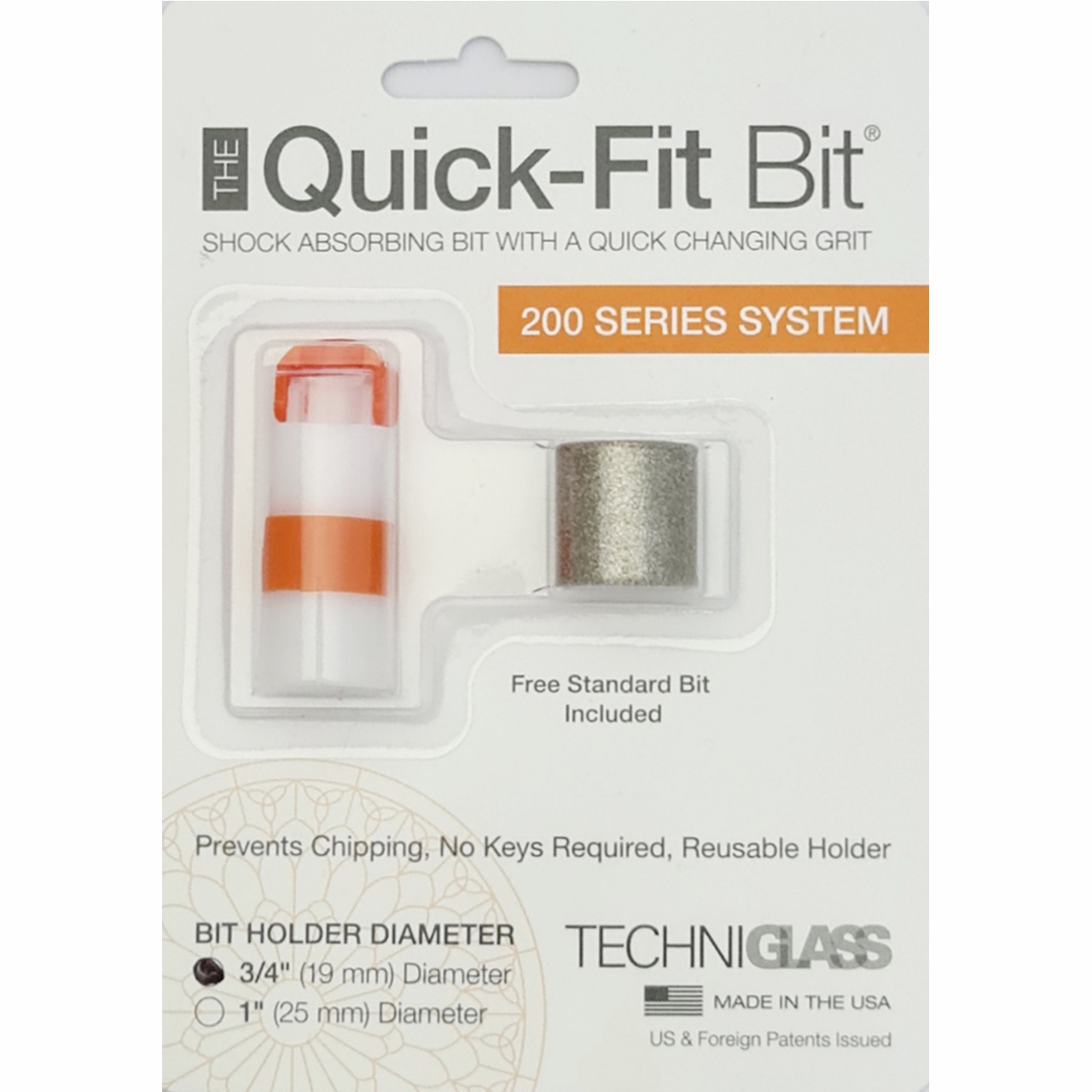 Quick-Fit Bit System grinding head 19mm