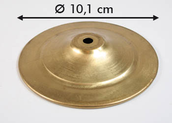 Cap standard brass d:10,1cm