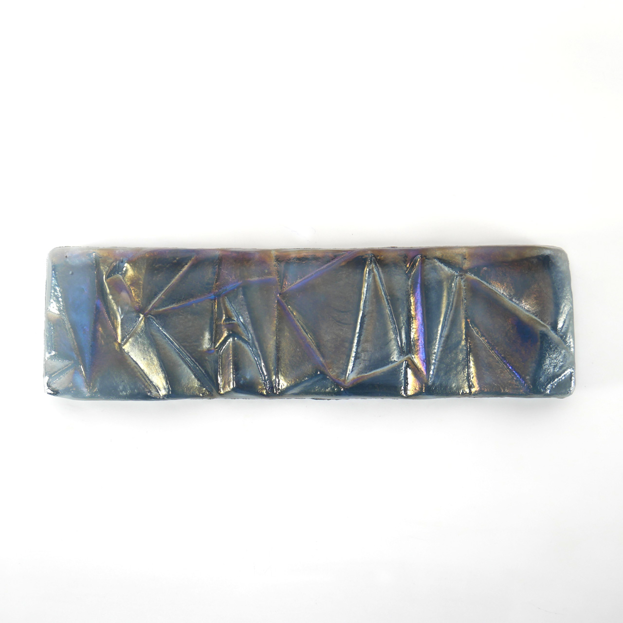 Glass tile Big Rock Tidal grey iri Glass tile Big Rock Tidal grey iri