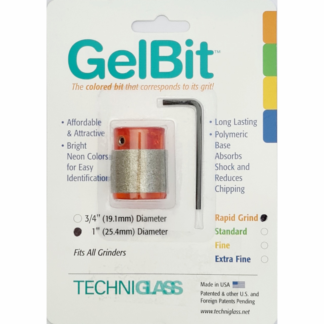 GelBit Schleifkopf 25mm rapid