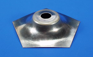 Cap pentagon brass 4,4cm Cap pentagon brass 4,4cm