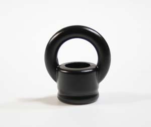 Ringnippel schwarz d:22 mm