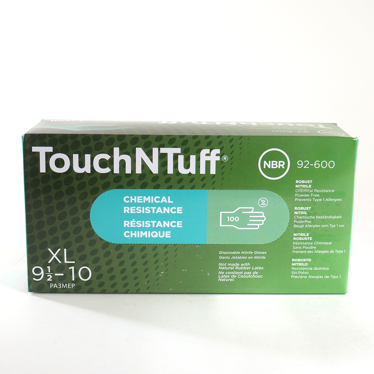 Gants jetables nitrile sans poudre 100 u. taille XL Gants jetables nitrile sans poudre 100 u. taille XL