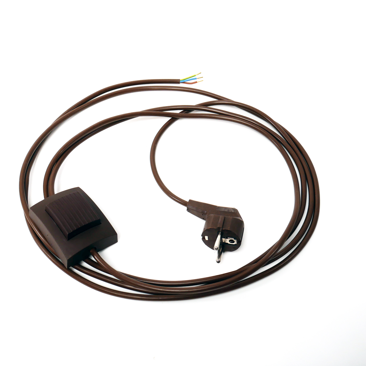 Cord with feet-switch brown