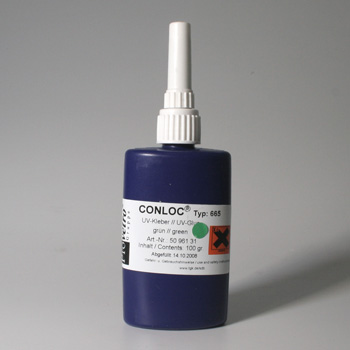 CONLOC® UV 665 UV-Kleber 100g grün CONLOC® UV 665 UV-Kleber 100g grün