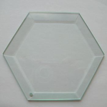 Bevel Hexagon with hole 5" Bevel Hexagon with hole 5"