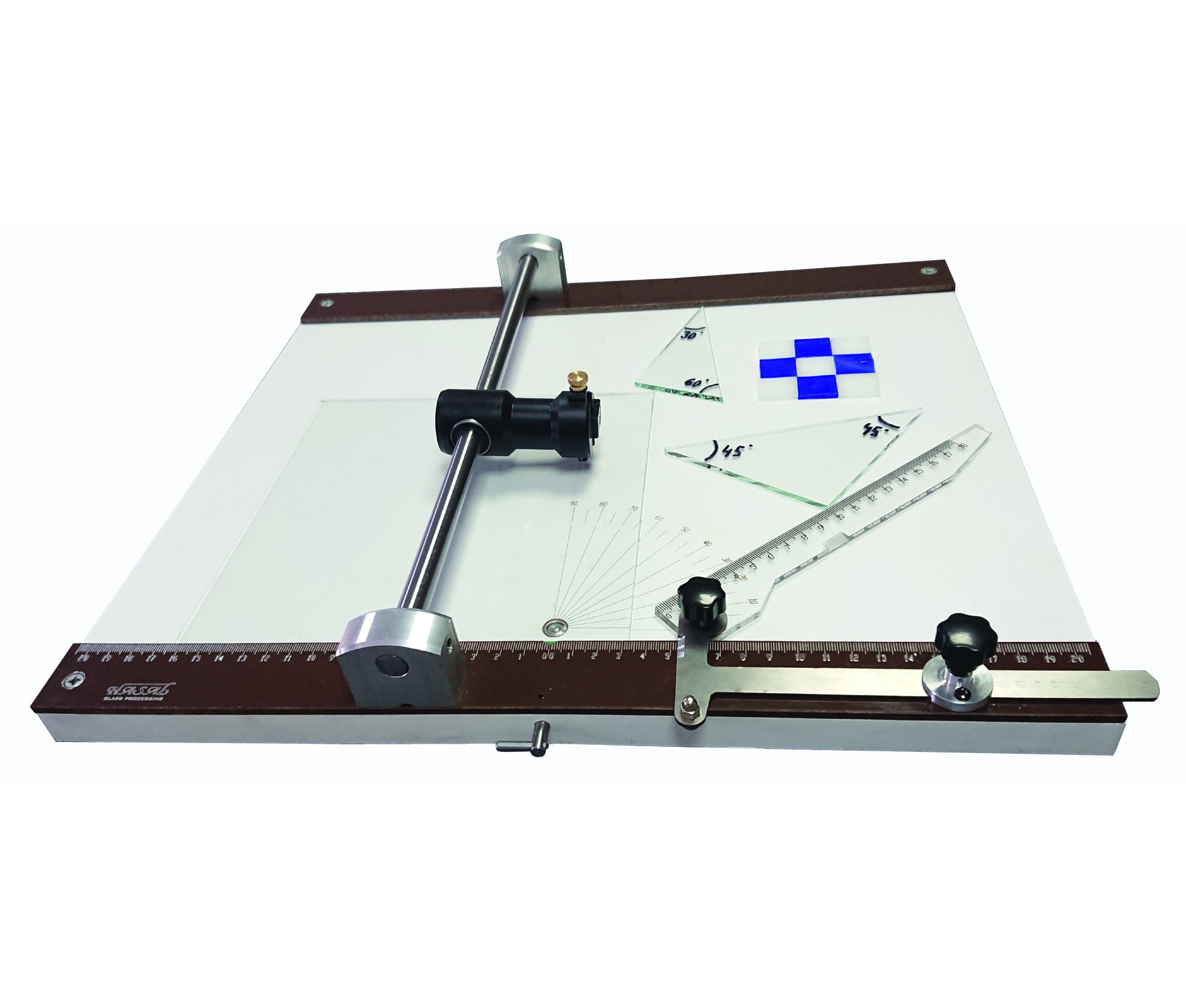 Table de découpe du verre avec angle 420 x 590mm Table de découpe du verre avec angle 420 x 590mm