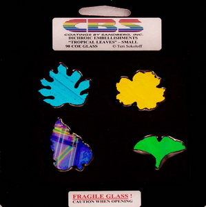 CBS Dichroic Tropical Leaves COE 90 1,5mm CBS Dichroic Tropical Leaves COE 90 1,5mm