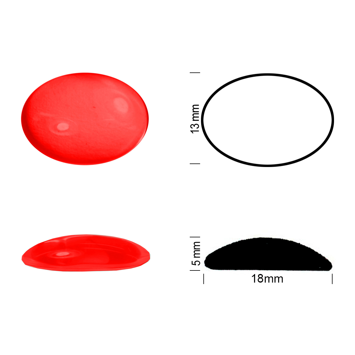 Jewel 18/13 light red Jewel 18/13 light red
