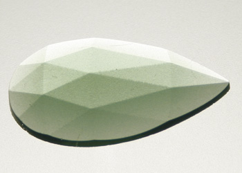 Glasstein Rautentropfen 40/24 moosgrün Glasstein Rautentropfen 40/24 moosgrün