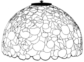 ODYSSEY Lampenform 63 cm Hydrangea T1538