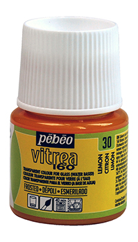 Glasfarbe Pebeo Vitrea160 Zitrone 30