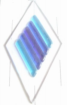 APPLIKAS Diamond 72 x 140 mm Design 20/2 blue APPLIKAS Diamond 72 x 140 mm Design 20/2 blue