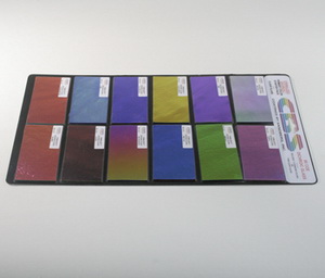 CBS Dichroic Starter pack Crinkle clear COE 90 CBS Dichroic Starter pack Crinkle clear COE 90