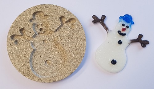 Casting Mould Snowman Casting Mould Snowman