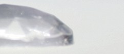 Oval Faceted 30/22 clear