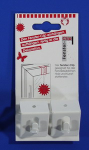 Fensterclip weiss Set/Paar Fensterclip weiss Set/Paar