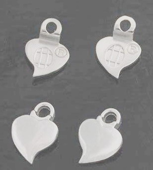 boucle d´oreille argenté coeur boucle d´oreille argenté coeur